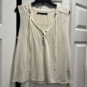 Patterson J. Kincaid Linen Tank, Size Small